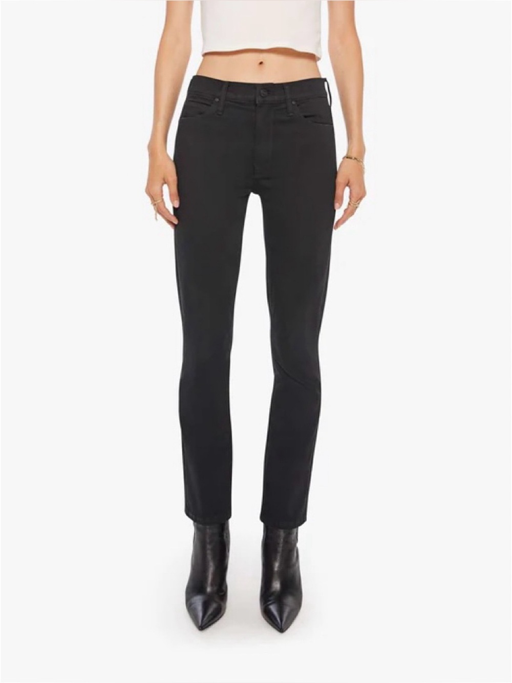 Mother The Mid Rise Dazzler Ankle Jeans
